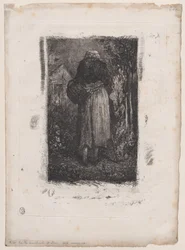 Gammal tiggarkvinna, 1833-38.