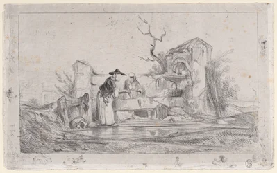 Tvättarna, 1833-38.