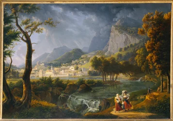 Paysage compose d