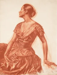 Porträtt av Salome Andronikova
