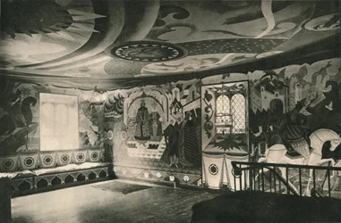 Dekorationer i en sal, c1927