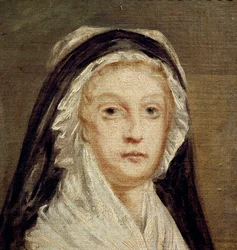 Marie Antoinette at the Conciergerie (c.1792-99, olja på duk)
