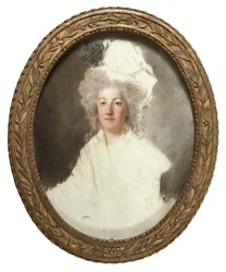 Porträtt av drottning Marie Antoinette av Frankrike 1755-1793, 1791-1792.