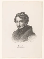 Porträtt av Théodore Géricault Gericault (titel på objekt)