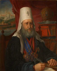 Porträtt av Jevgenij Bolkhovitinov 1767-1837, Metropolitan of Kiev and Galicien, 1837