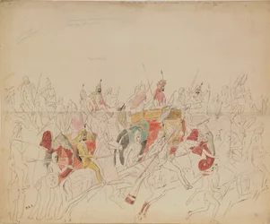 Maharaja Sher Singh från Punjab och hans domstol, 1846