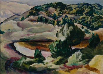 Korolkovskiye Dachas. Pond in the Hills, 1918