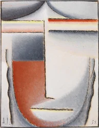 Vinterstämning Abstrakt huvud, 1932.