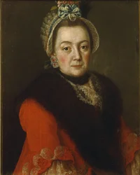 Porträtt av Anna Ivanovna Kolycheva, 1768