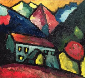 Ett hus i bergen, c.1912