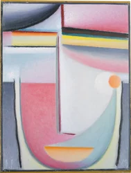 Abstract Head: Symfoni i rosa