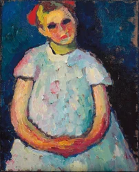 Barn med vikta händer, ca. 1909