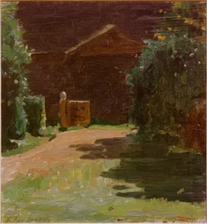 Ingång till Ansbaki slott