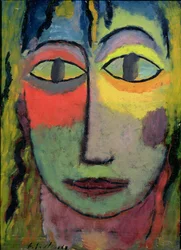 En kvinnas huvud ”Medusa”, 1923