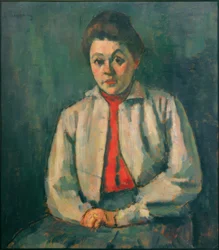 Helene med röd väst