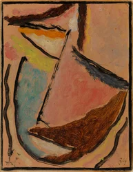 Meditation litet abstrakt huvud, 1934