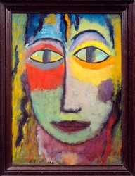 Manet. Målning av ryssen Alexei von Javlensky (Alexi von Jawlensky, Alexej von Javlenski) (1864-1941), 1900-talet. Lyon, Musee des Beaux Arts.