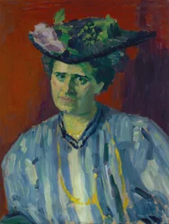 Porträtt av Hedwig Kubin