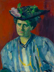 Porträtt av Hedwig Kubin