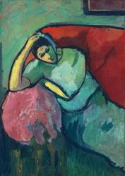 Sittande kvinna, 1909