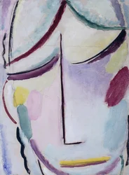 Frälsarens ansikte; Heilandsgesicht, ca 1921