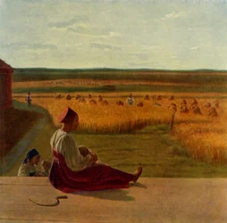 Skörd. Sommar, mitten av 1820-talet, 1965.