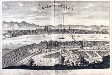 Bale, Schweiz, av A.H. Jaillot i "Atlas Français" - Paris