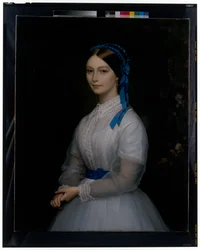 Porträtt av Mademoiselle Mathilde de Nédonchel