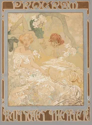 tysk lekstuga. Teaterprogrammet, 1908.