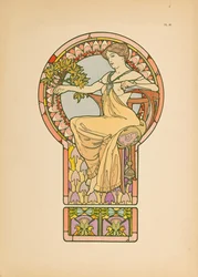 Dekorativa dokument, 1902.