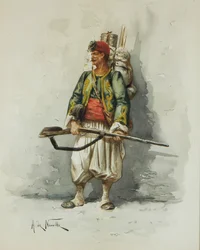 Militärfigur (w/c & tvätt ombord)