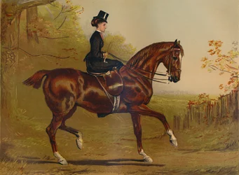 Going to Cover - A Portrait, c1879.