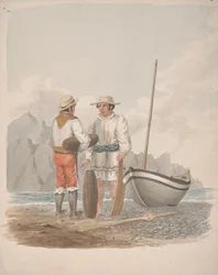 Båtsman och Medianero från Garachics, Teneriffa