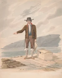 Man står på stranden - Hierro