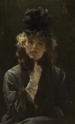 Den parisiska sfinxen, ca 1880