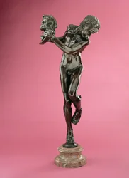 Komedi och tragedi, "Sic Vita", modellerad 1891-92, medverkande ca 1902-05