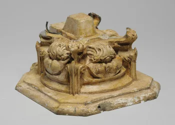 En av 9 maquetter för Sam Wilson Chimneypiece, c.1908-14 (gips & shellack)
