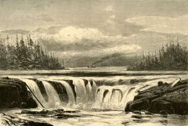 "Falls of the Willamette", 1872.