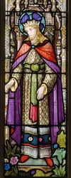 Kristus, detalj från The Wise and Foolish Virgins, ca 1868 (målat glas)