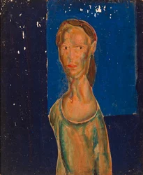 Porträtt av en kvinna, 1920-1925.