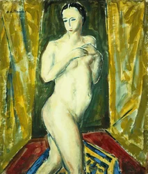 Stående naken, ca 1927-28 (gouache ombord)