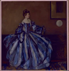 Kvinna i interiören, 1901
