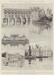 Det pittoreska Frankrike, fyra slott i Touraine