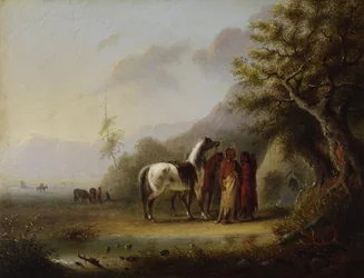 Sioux-indianerna i bergen