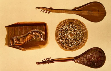 Cittern, italiensk, från 