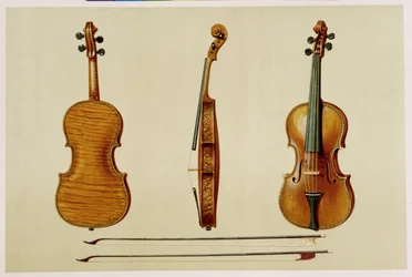 Hellier-violinen, tillverkad av Antonio Stradivarius (ca 1644-1737) år 1679, ur ”Musikinstrument”