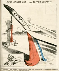Omslag till "" Le Grelot"", nummer 142, Satirical in Colors