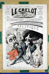 Omslag till "" Le Grelot"", nummer 166, Satirical in Colors
