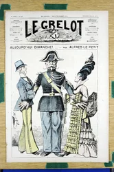 Omslag till "" Le Grelot"", nummer 167, Satirical in Colors