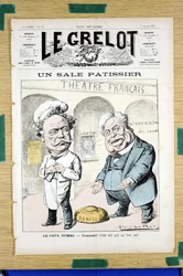 Omslag till "" Le Grelot"", nummer 721, Satirical in Colors